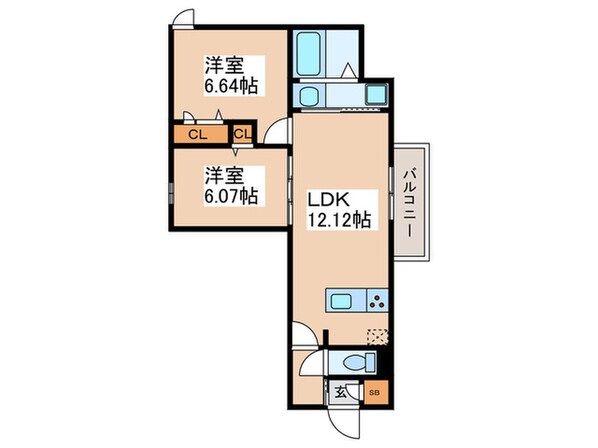 仮）D-room堀切1丁目の物件間取画像